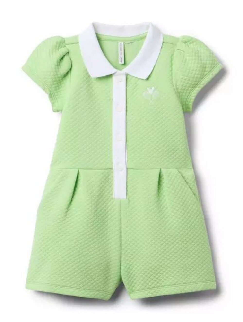 Disney x Janie and Jack Mickey Mouse Quilted Romper - Picture 2 of 6
